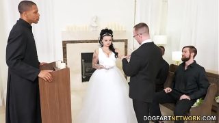 Payton Preslees Wedding Turns Rough Interracial Threesome sex