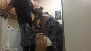 the Lust God @i8her314 fucking Lusty in the kitchen